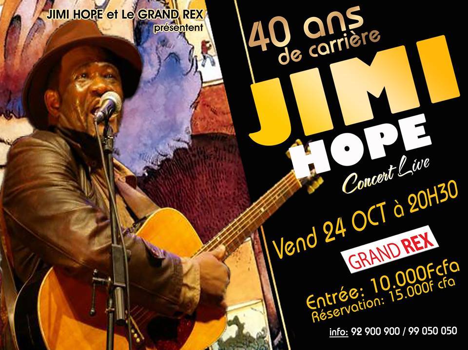 JIMI HOPE: 40 ans de carrière musicale